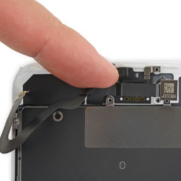 Frontkamera - Apple - iPhone 8 Plus - Frontlinsmodul - Anslutningskabel - Svart