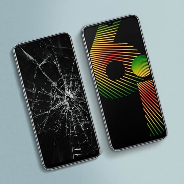 LCD-skärm - Realme - 6i - Byt ut - Pekskärm - Svart