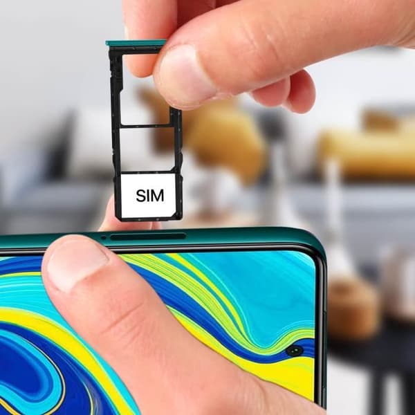 Xiaomi Redmi Note 9S SIM-kortfack - AVIZAR - Grön - Ersättnings Nano SIM och Micro SD