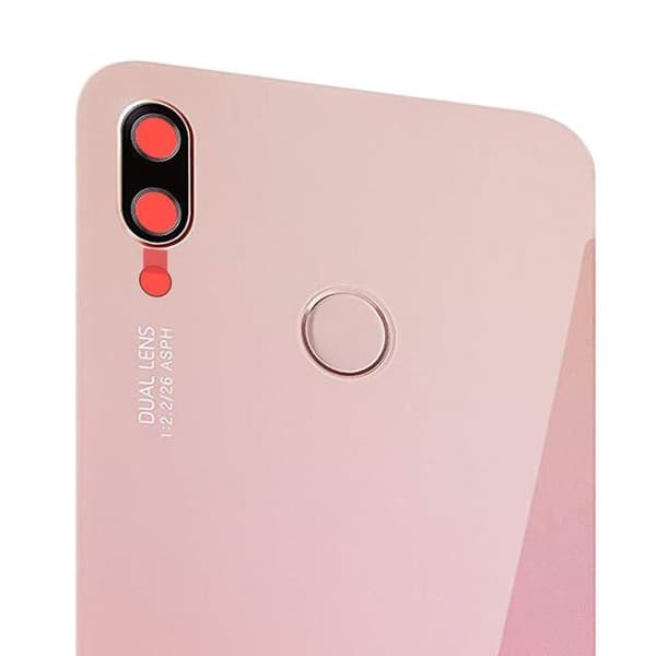 Baksida - HUAWEI - P20 Lite - Original - Rosa - Inbyggd Kameralinse