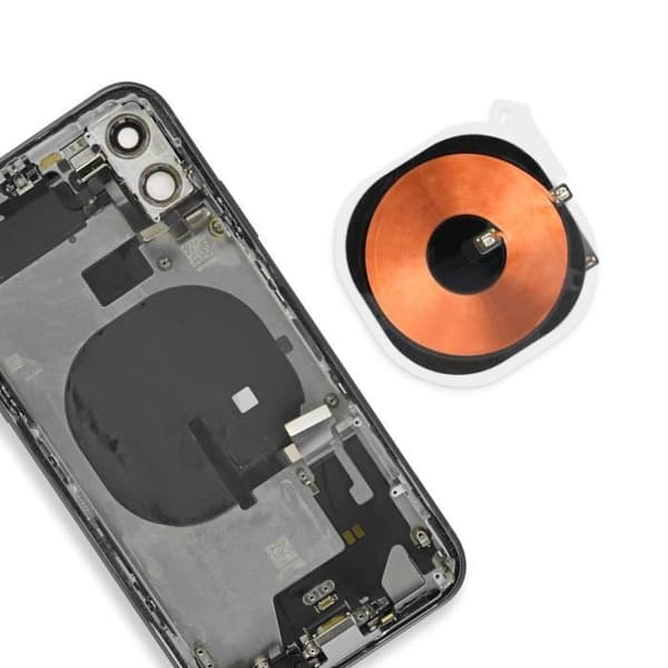 Nappe av laddning QI för Apple iPhone 11 - AVIZAR - NFC-sensor - Svart