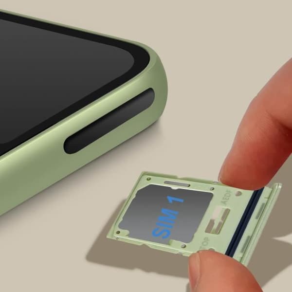 SIM-kortfack - AVIZAR - Samsung Galaxy A54 5G - Grön - Dual Nano SIM - Fack för micro-SD-kort