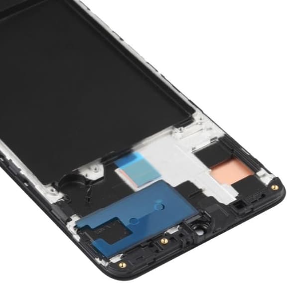 Komplett enhet för Samsung A70 - AVIZAR - LCD-skärm + pekglas - Svart - 100% funktionell