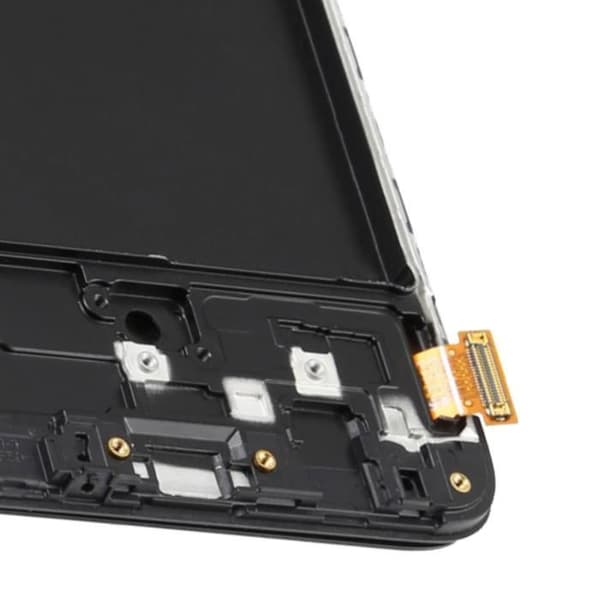 Komplett enhet för Samsung A70 - AVIZAR - LCD-skärm + pekglas - Svart - 100% funktionell