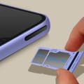 Miniatyrbild 3 av 4: SIM-kortlåda för Samsung Galaxy A34 5G - AVIZAR - Lila - Nano SIM + Mikro-SD