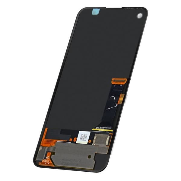 LCD-skärm - Google - Pixel 4A - Original Touchscreen - 5,5 tum - Svart
