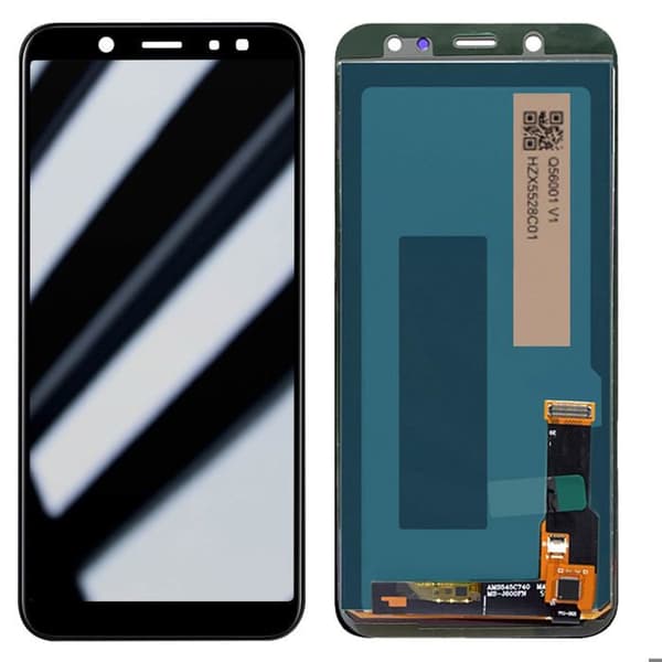 Komplett enhet för Samsung Galaxy A6 2018 In-Cell LCD-skärm och svart pekglas