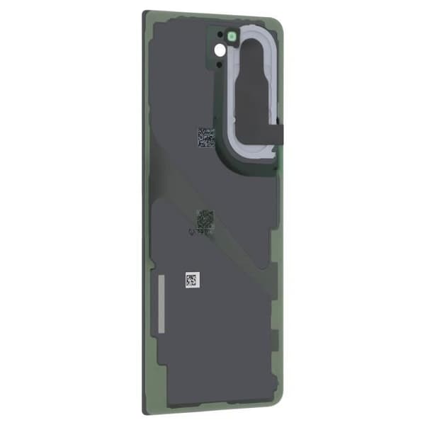 Bakglas till Galaxy Z Flip 5 med original Samsung kameralins blå