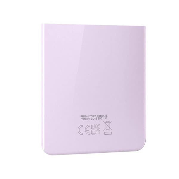 Nedre bakglas till Galaxy Z Flip 5 Original Samsung Lavendel