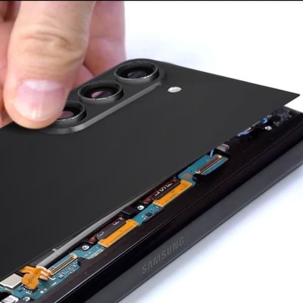 Bakrutelim för Galaxy Z Fold 5 Stark Fixerande Original Samsung
