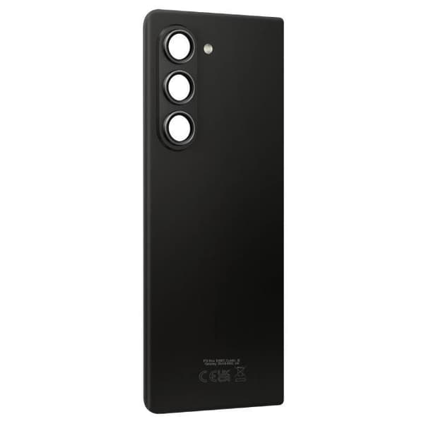 Bakglas till Galaxy Z Flip 5 med original Samsung kameralins svart