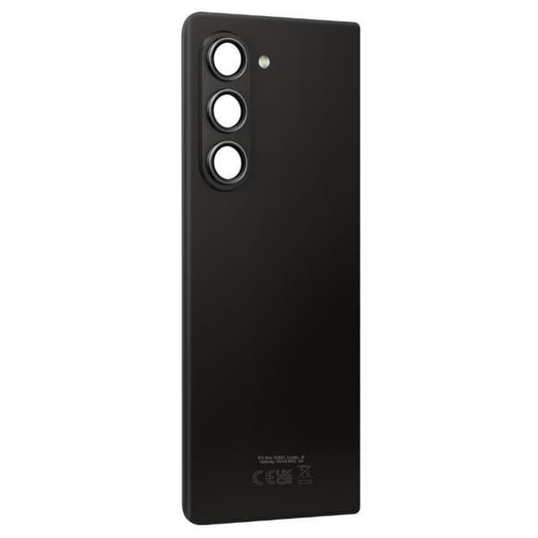 Bakglas till Galaxy Z Flip 5 med original Samsung kameralins svart