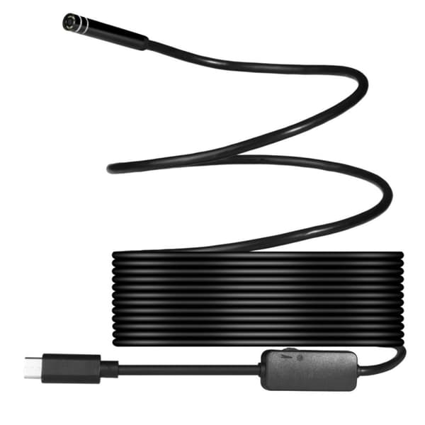 Vattentålig Inspektionskamera 5m USB-C för PC & Android - Svart