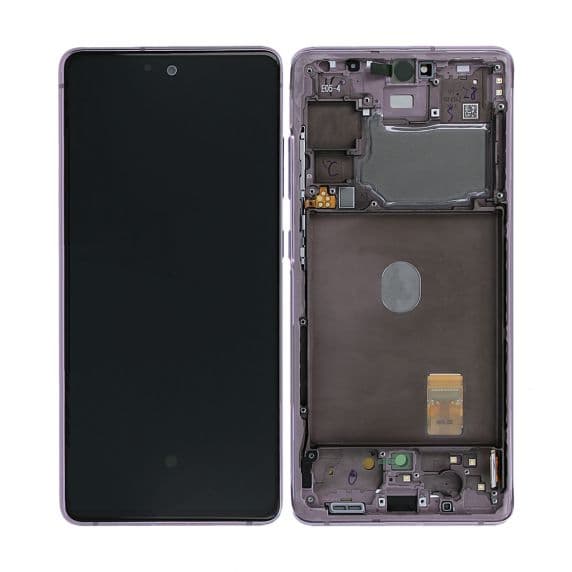 Samsung Galaxy S20 FE 5G Skärm med LCD Display Original – Lavendel