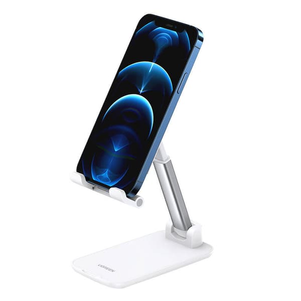SUPORT Telefon Ugreen, "LP373" pt. SmartPhone, fixare pe birou, universal cu unghi reglabil, alb "20434" - 6957303824342 Hvid