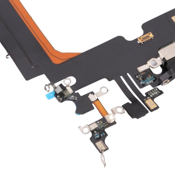 iPhone 13 Pro Max Laddkontakt med Flexkabel Original - Svart