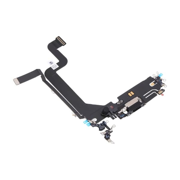 iPhone 14 Pro Max Laddkontakt med Flexkabel Original - Svart