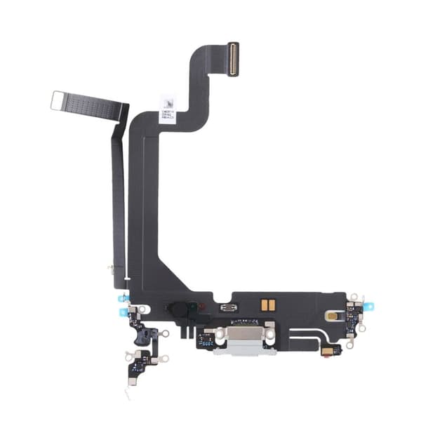 iPhone 14 Pro Max Laddkontakt med Flexkabel Original - Vit