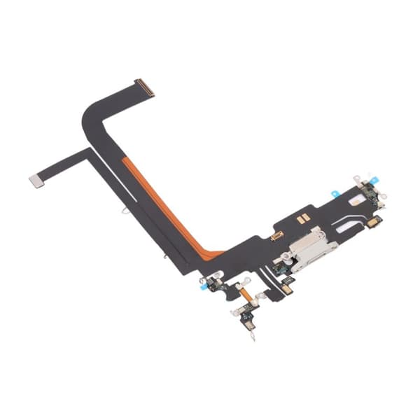 iPhone 13 Pro Max Laddkontakt med Flexkabel Original - Vit