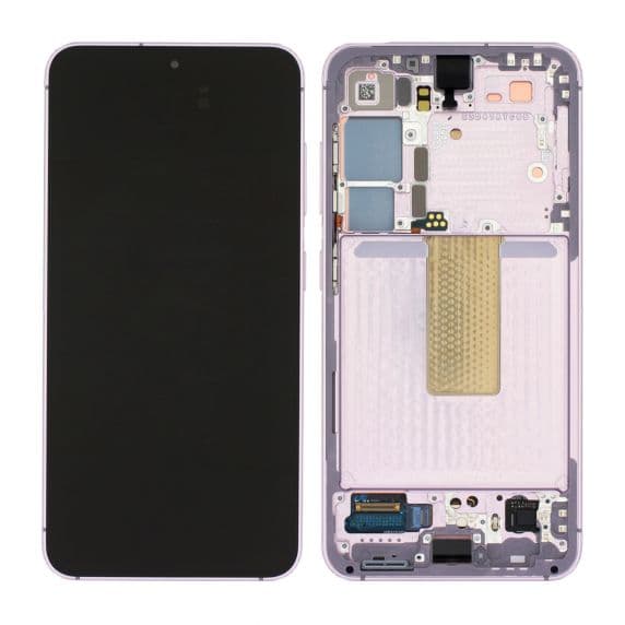 Original Samsung Galaxy S23 5G (SM-S911) Skärm med LCD Display - Lavendel/Lila