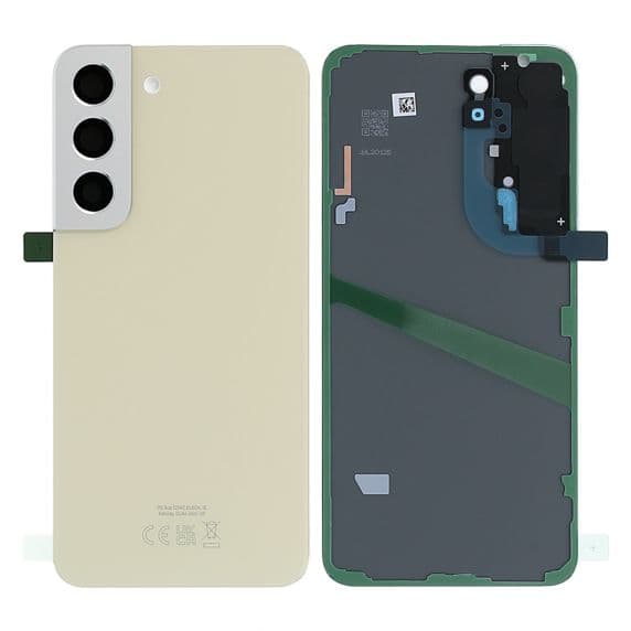 Samsung Galaxy S22 Baksida Original med tejp - Cream