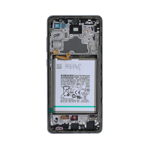 Samsung Galaxy A72 4G/5G (SM-A725F) Skärm/Display + Batteri Original - Svart