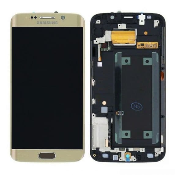 Samsung Galaxy S6 Edge Skärm med LCD Display Original (SM-G925F) – Guld
