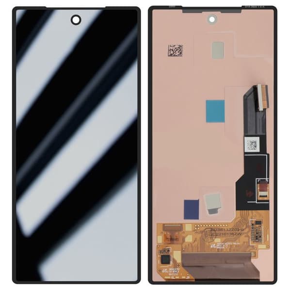 Komplett block för Google Pixel 7a, LCD-skärm och svart pekglas
