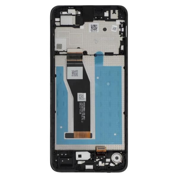 Komplett Block - AVIZAR - Motorola E13 - LCD-skärm - Touchglas - Svart Chassi