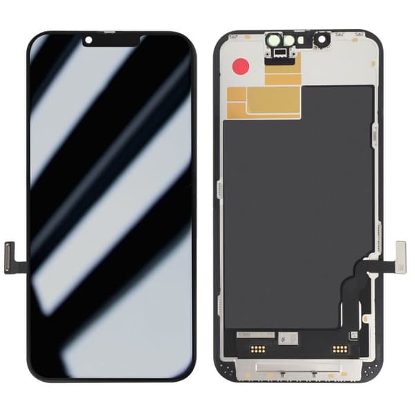 Komplett LCD-skärm för iPhone 13 och Relife Touch Glass Svart