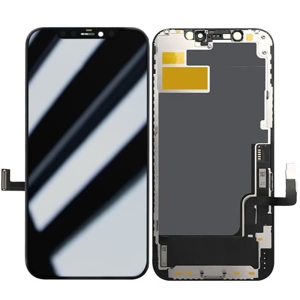 Komplett LCD-skärm för iPhone 12 och 12 Pro - RELIFE - Svart - Pekskärm - Härdat glas