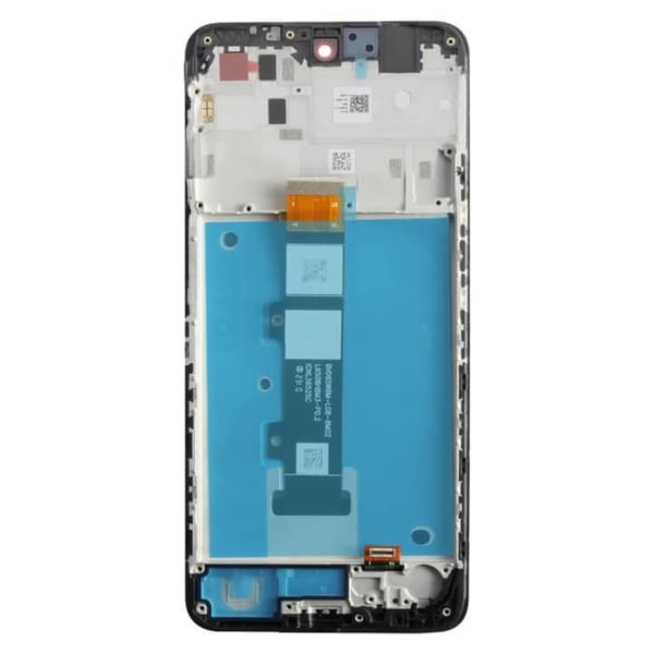 Original Motorola G22 LCD-skärm + pekglas (med ram) Motorola ljusgrå