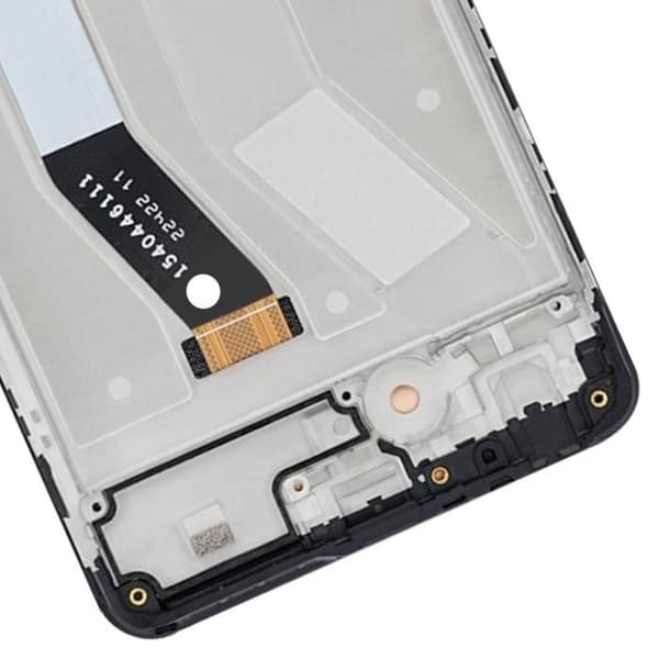 Komplett block för Motorola G73 5G LCD-skärm + pekglas och svart chassi