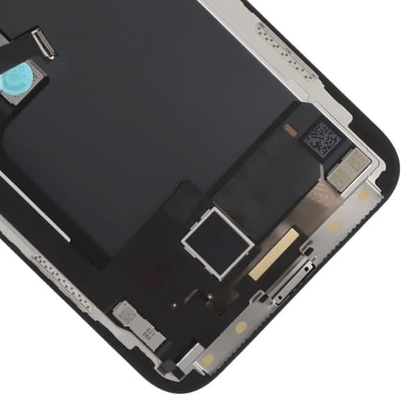 Alcalian LCD-skärm för iPhone XS - AVIZAR - Med svart ram - Härdat glas - Förmonterad - Skärmreparation