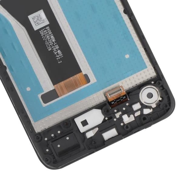 Original LCD-skärm - MOTOROLA - E7 Power / E7i Power - Pekskärm - Förmonterad - Ljusgrå