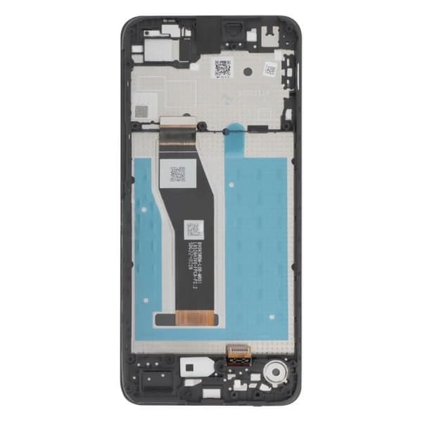 Original LCD-skärm - MOTOROLA - E7 Power / E7i Power - Pekskärm - Förmonterad - Ljusgrå