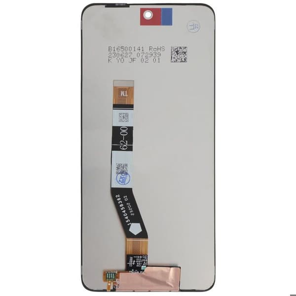 Komplett block för Motorola Moto G14, LCD-skärm och svart pekglas