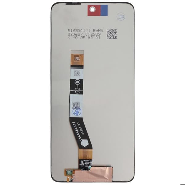 Komplett block för Motorola Moto G14, LCD-skärm och svart pekglas