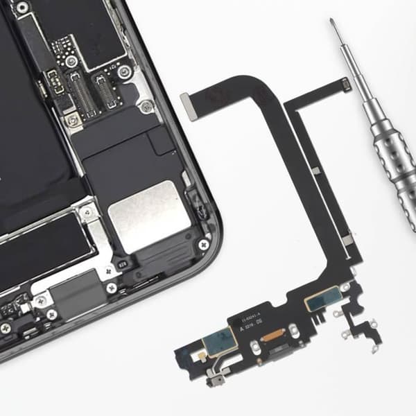 Lightning Laddningskontakt - RELIFE - iPhone 13 Pro Max - Silver - Integrerad mikrofon - Kabelansluten