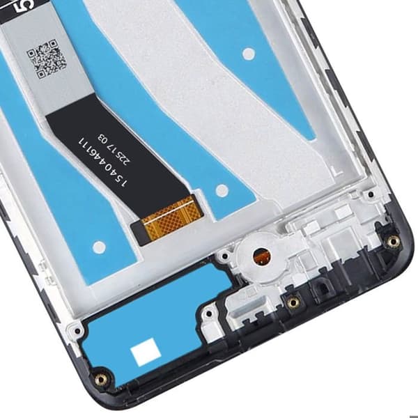 Komplett block för Motorola G32 5G LCD-skärm + pekglas och svart Relife-chassi