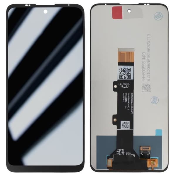 LCD-skärm - AVIZAR - Motorola Moto E40 - Svart - 5,5 tum - Komplett utbyte
