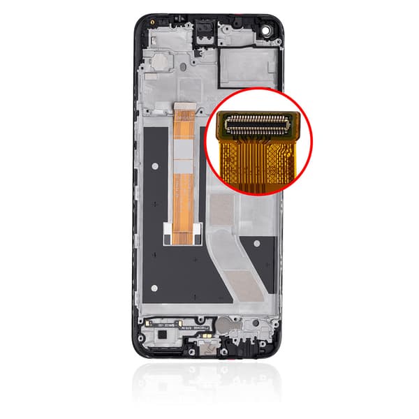 LCD-näyttö OnePlus Nord N100 -puhelimelle - musta