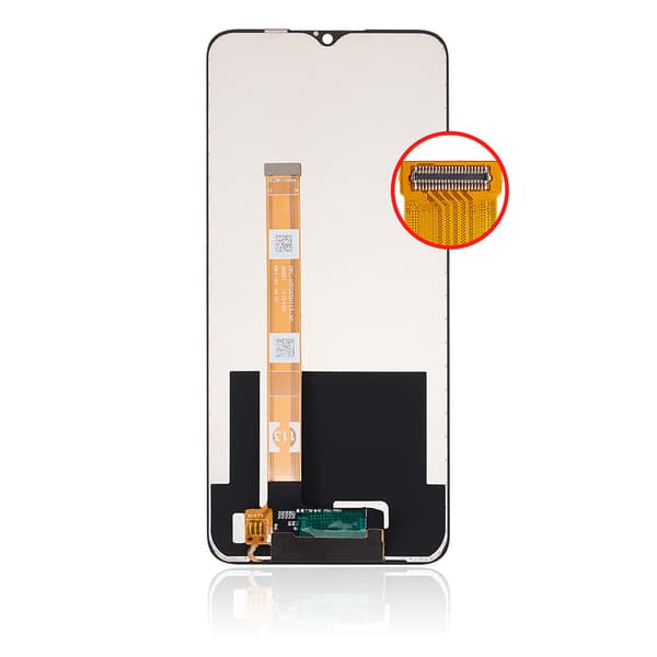 LCD-skærm til OPPO A16/16S - Sort