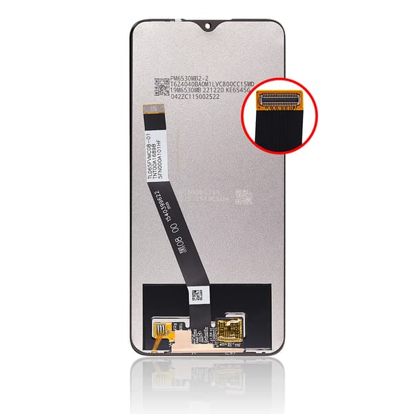 LCD-näyttö Xiaomi Redmi 9:lle - musta