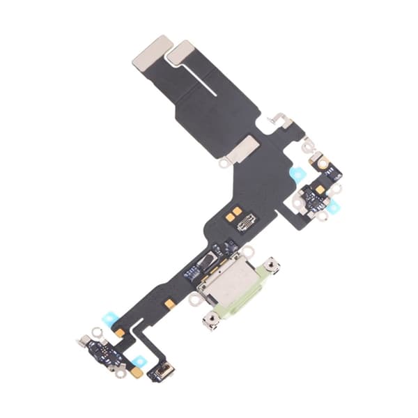 iPhone 15 Laddkontakt med Flexkabel - Grön