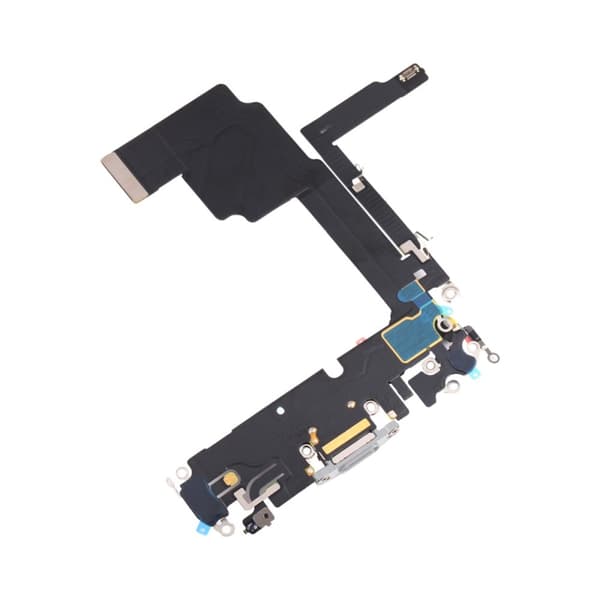 iPhone 15 Pro Laddkontakt med Flexkabel - Vit