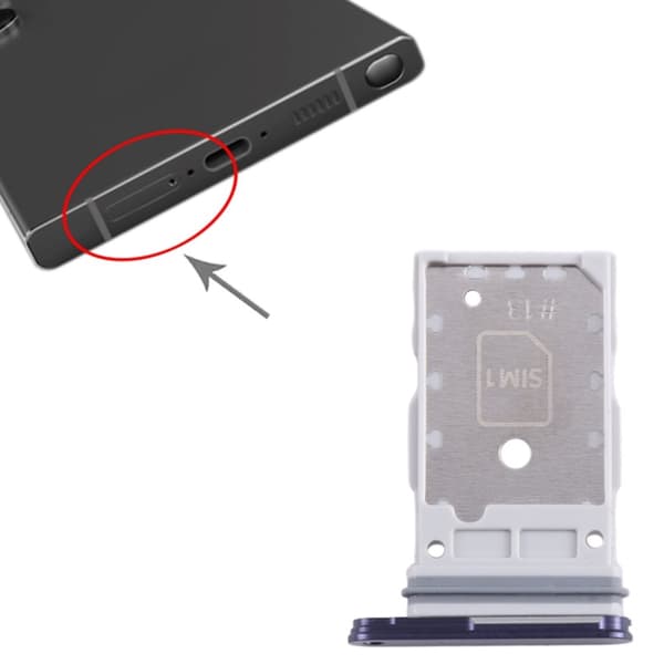 Samsung Galaxy S24/S24 Plus Simkortshållare - Blå