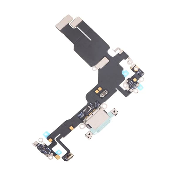 iPhone 15 Laddkontakt med Flexkabel - Blå