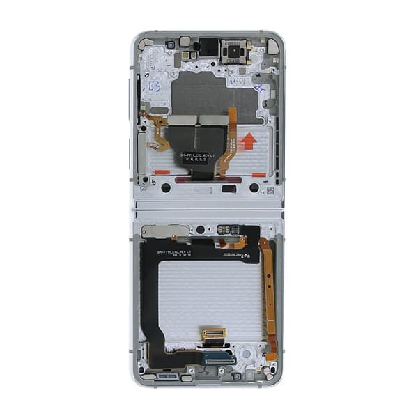 Samsung Galaxy Z Flip 3 5G 2021 (F711) Skärm med LCD Display Original - Silver