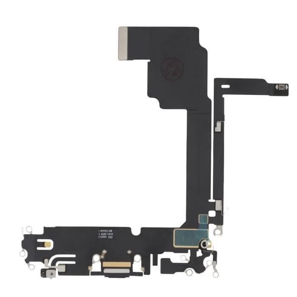 Laddningsanslutning - AVIZAR - iPhone 15 Pro Max - USB C - Mikrofon - Kungen Blå Titan